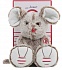 Мягкая игрушка Руж – Мышка. Песочная, 31 см  - миниатюра №1